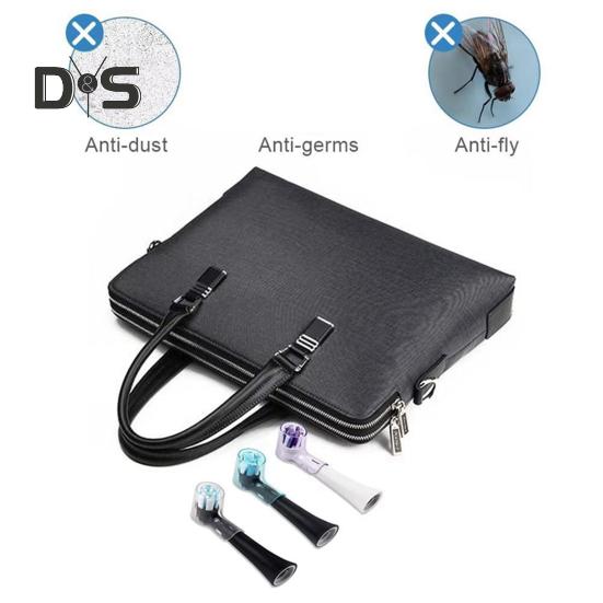 6 шт. Защитные чехлы для зубных щеток с вентиляционным отверстием, пищевые, без BPA, многоразовые защитные пылезащитные чехлы для серии IO