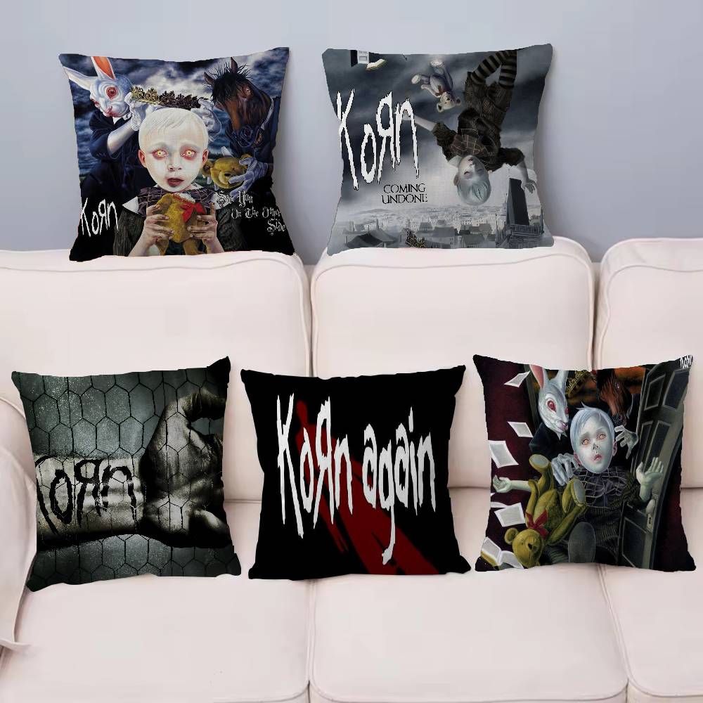 Рок-группа Korn Без названия Делюкс Стежок Наволочка Lucky Dragon Наволочка для диванной подушки Украшение дома и комнаты Детский подарок