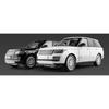 1/18 Land Rover Range SUV спортивная игрушечная машинка для детей литая модель миниатюрная звук свет двери открываются коллекция подарок для детей