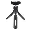 Mini Metal Desktop Tripod Stand Selfie Vlog Handle for Mobile Phone ILDC SLR Camera