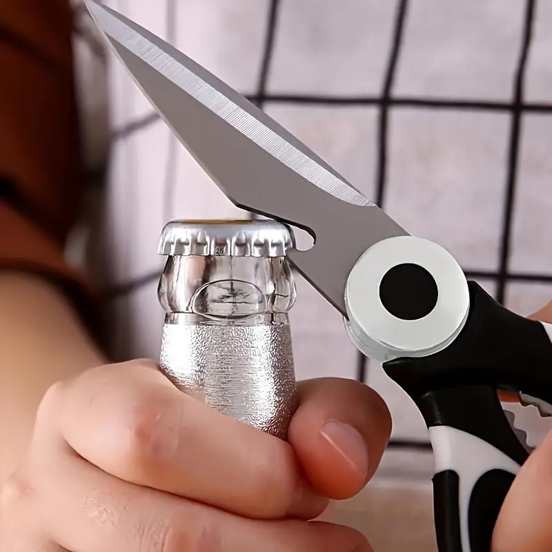 [Сверхпрочные] 1 шт. Многофункциональные металлические ножницы | Сверхпрочная сталь | Для резки утки, рыбы, мяса, куриных костей, пиццы и салата | Для барбекю