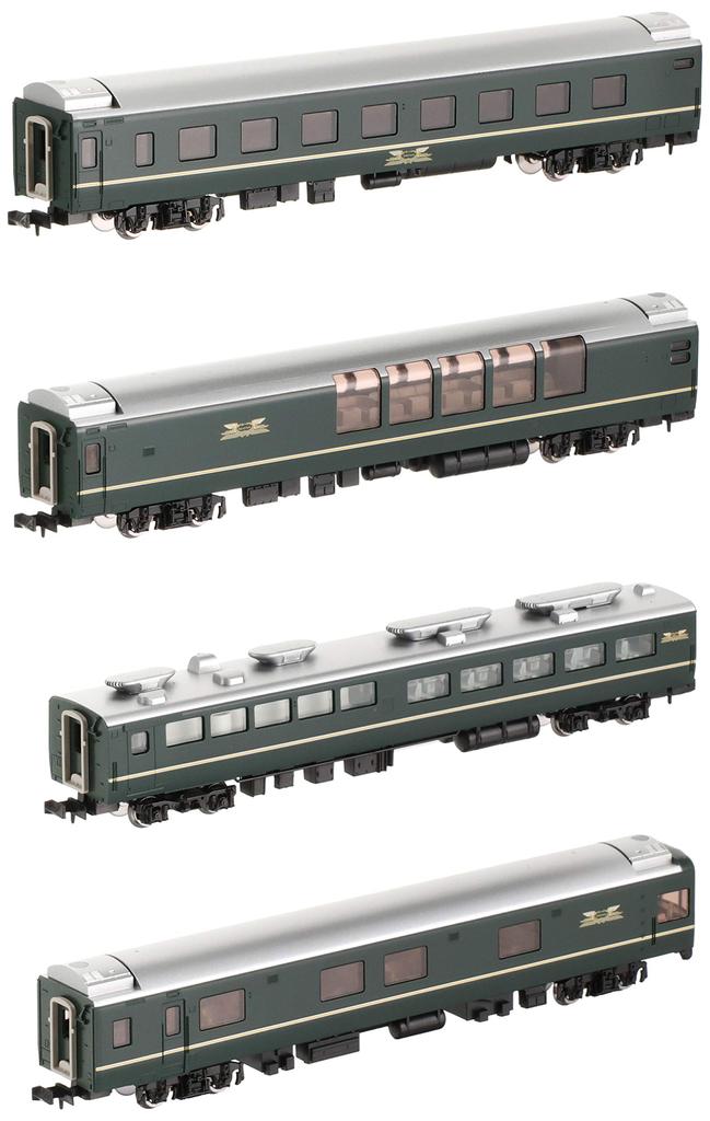 TOMIX N Gauge 24 Series 25 Twilight Express Дополнительный набор A 98360 Железнодорожная модель пассажирского вагона 4-вагонный