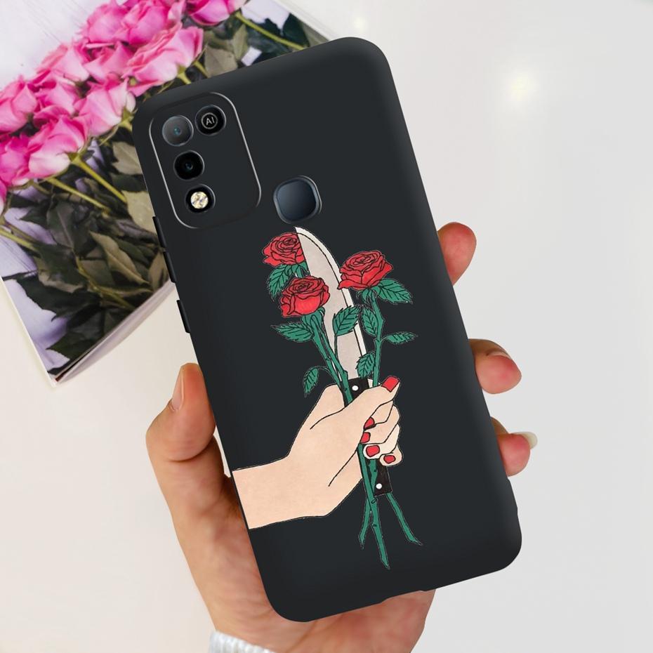 Чехол для телефона Infinix Hot 10 Play X688C X688D Милый дизайн Мягкая силиконовая задняя крышка Для Infinix Hot 10 X682 Hot10 10 Lite X657B
