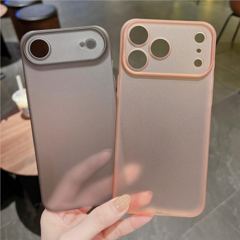 UltraThin PC Hard Case for iPhone 17 Air 16 15 14 Plus 13 Pro Max Clear Translucent Shockproof Slim Lens Protection Cover