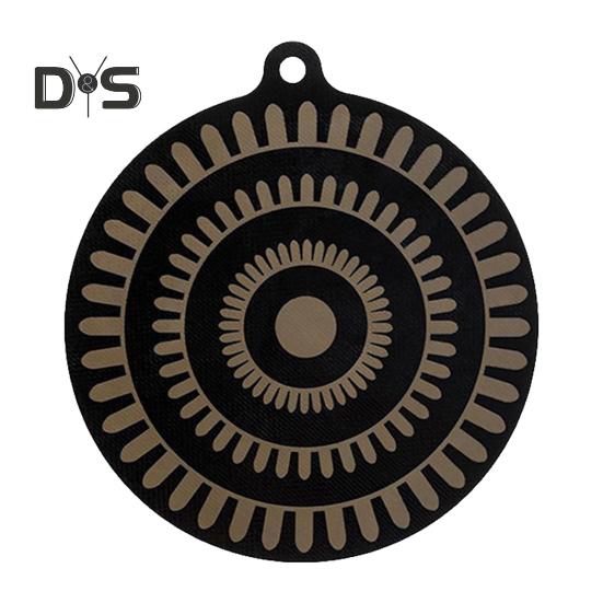 Термохромный силиконовый коврик для защиты индукционной варочной поверхности, индикатор нагрева, легкоочищаемый, нескользящий многоцелевой коврик для индукционных варочных поверхностей, защита плиты