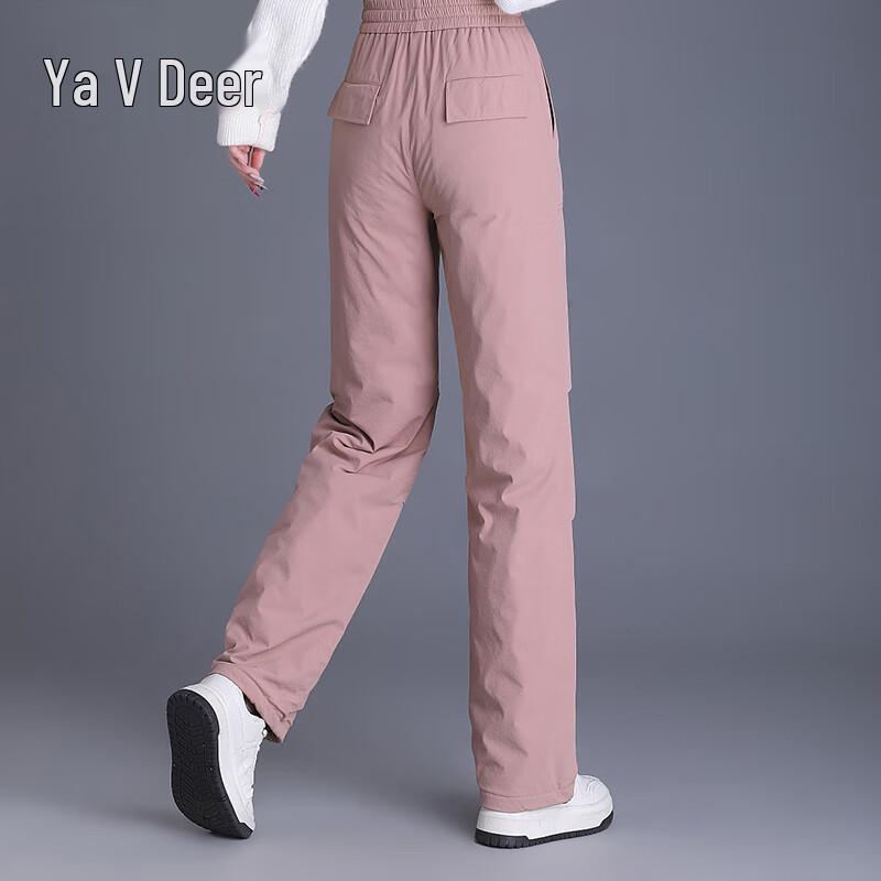 Yalu Women's Duck Down Straight-Leg Pants