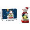 Xmas Snowman Building Blocks Toys Beautiful Music Box Brick Toys Building Kit For Adults Kids