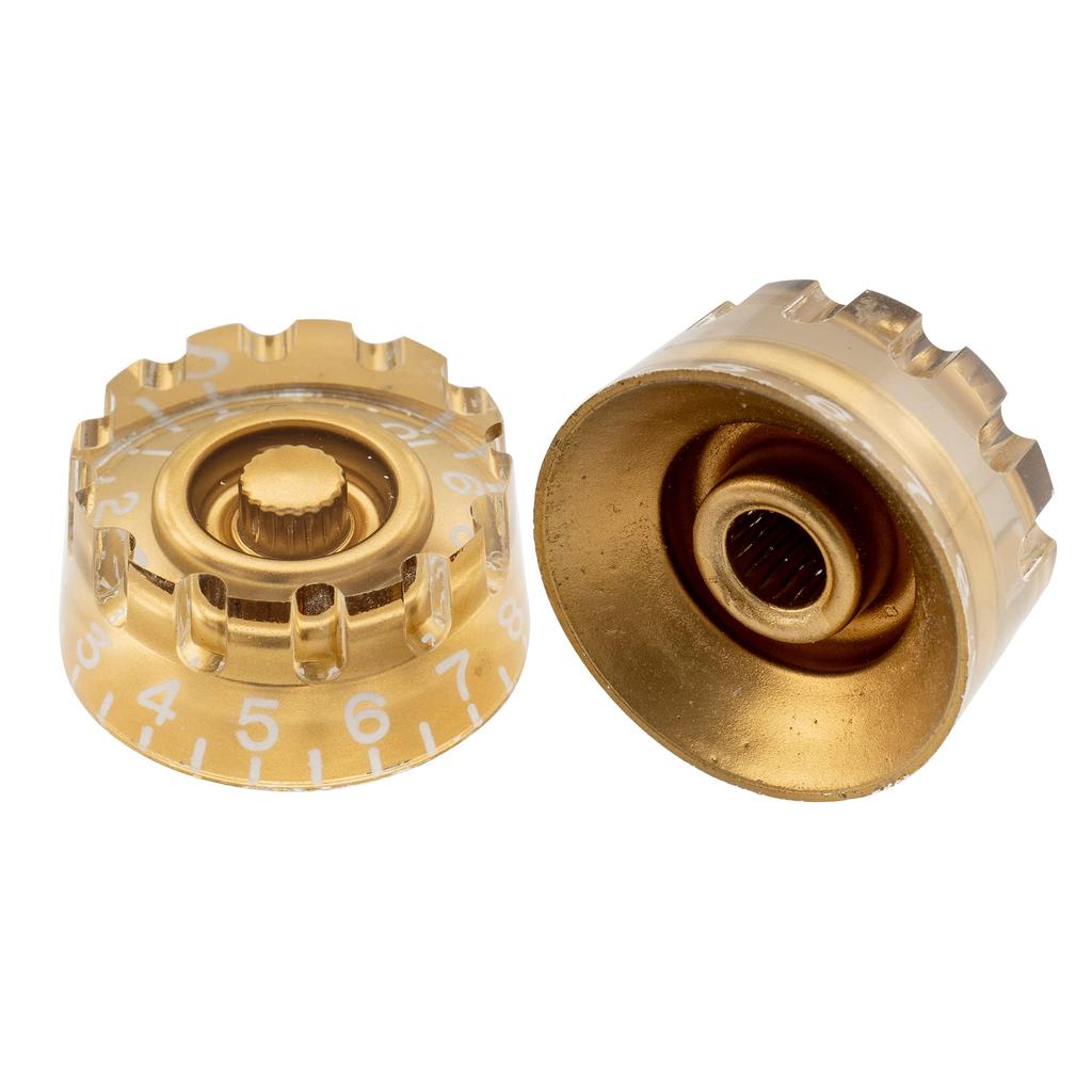 Musiclily Pro Слотные Speed Ручки Метрические для LP Les Paul Электрическая Золотые Ручки, Стандартные, Гитары, (Набор 4)