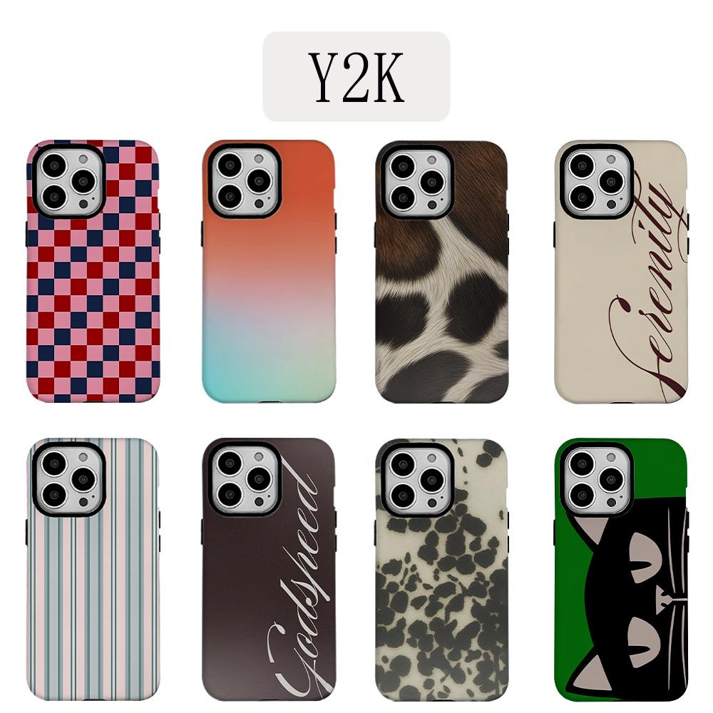 Роскошный цветной чехол-сетка в стиле Y2K для iPhone 17 16e 16 15 14 13 12 11 X XS XR XSMAX 7 8 Air Pro Max Plus Роскошный двухслойный