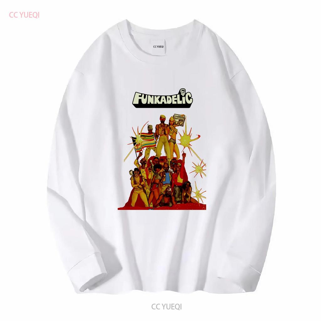 Funkadelic Джордж Клинтон Футболка Эдди Хейзел Основной Parliament pfunk Концерт Винтажный Постиранный Топ Для Повседневной Носки Мода