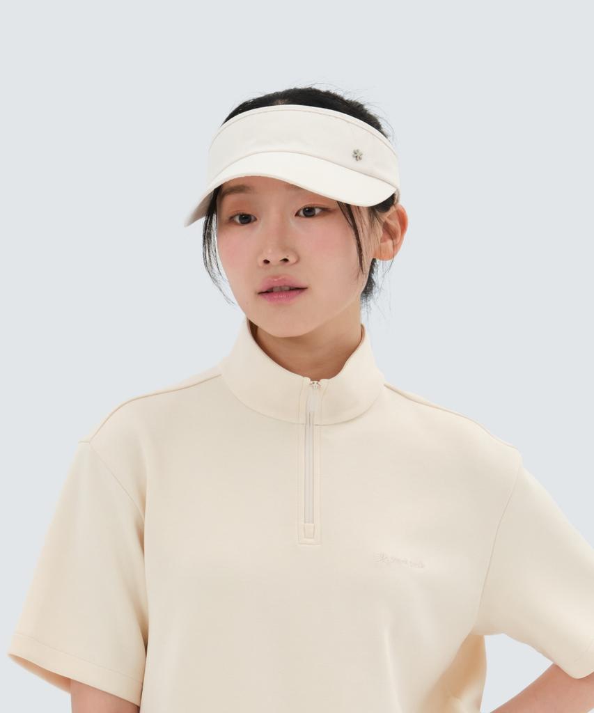 SNOWPEAK APPAREL Женская охлаждающая солнцезащитная кепка (S25Mwfsc79) Сливочно-слоновая кость