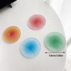 1 Pc Gradient Colour Non-slip Acrylic Coasters Po Props Bar Cafe Desktop Decorations Mug Cup Mat