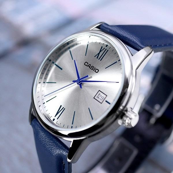Casio Мужские модные деловые кожаные часы
