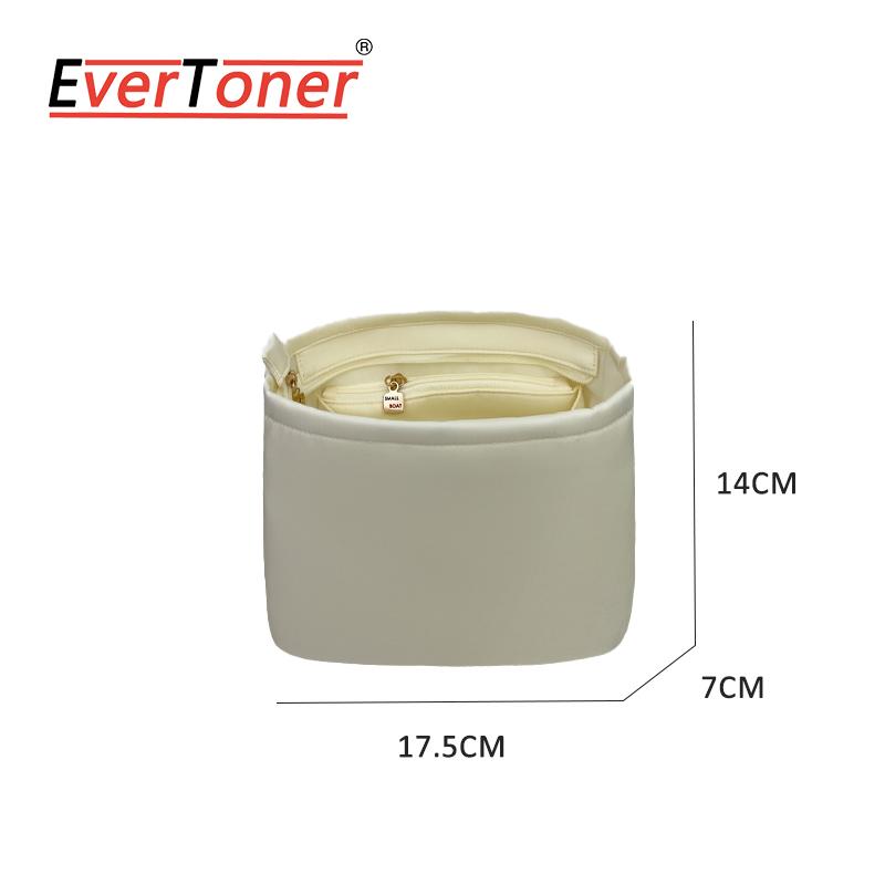 EverToner Structured Nylon Insert Liner for T-Burch Emerson Bag Travel Makeup Storage Bag