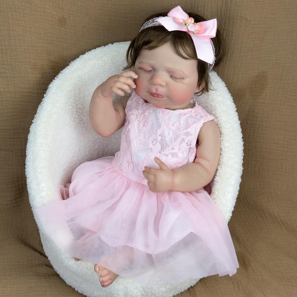 50 см моющаяся реалистичная мягкая расписанная вручную кукла-реборн для детей