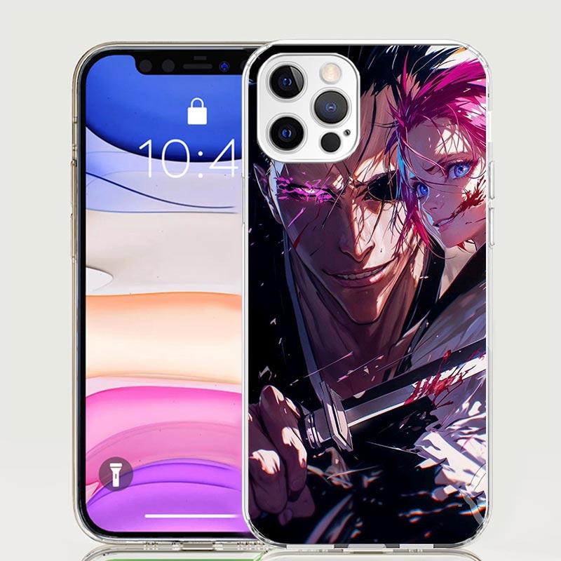 Чехол для телефона Bleach с изображением Зараки Кенпачи для iPhone 17 Air 16 15 Plus 11 14 Pro Max 13 Mini 12 7 8 + SE Узор Арт Индивидуальный чехол 17