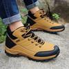Fashion Winter Leather Hiking Shoes Man Waterproof Sports Shoes for Men Outdoor Plus Velvet High-top Men's Snow Boots Non-slip Men Shoes