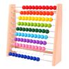 Mitas 100-bead Abacus, Colorful Wooden Teaching Aid for Learning Numbers, Educational Toy for Preschoolers and Elementary School Students, Addition,