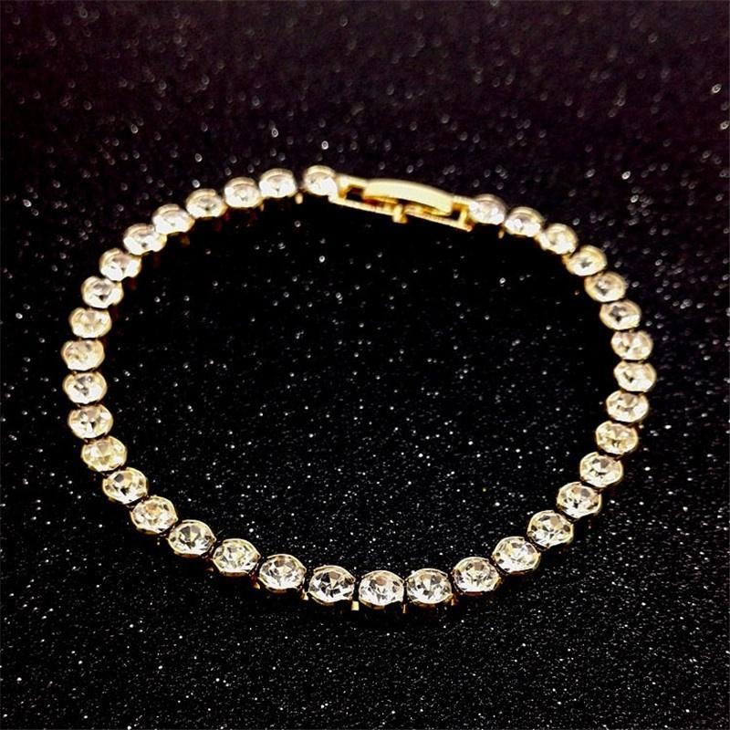 Модный романтический женский позолоченный браслет-цепочка из бисера, женские браслеты с подвесками, подарок на день Святого Валентина, вечерние свадебные украшения