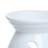 Ceramic Wax Melt Warmer Essential Fragrance Oil Diffuser Small Tea Light Candle Holder Desk Incense Aroma Burner for Home Bedroom Decor