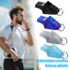 Extra Loud Sports Whistle Ball-Less Design Loud Crisp Sound Whistle  with Rope Mouthguard for Coaches Referees Lifeguards
