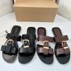 Soleist Женские летние плоские сандалии Модные с металлической пряжкой Ремешок Zapatos De Muje Бренд Открытый носок Повседневные пляжные римские сандалии для женщин
