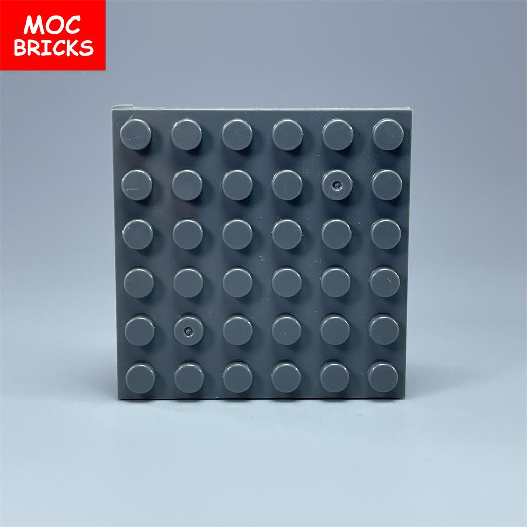 Нетоксичный 8 шт./лот Moc Многоцветная Базовая Пластина 6x6 Совместимая с 3958 Образовательные Строительные Блоки Собранные Игрушки Для Детей Рождественские Подарки
