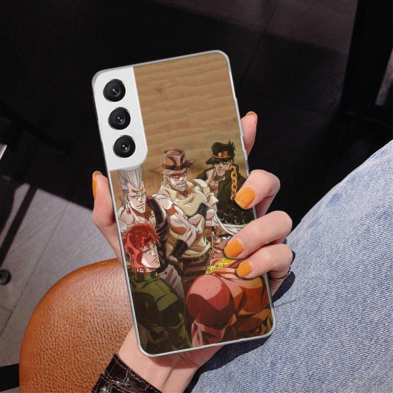 Чехол для телефона JoJo's Bizarre Adventure Stardust Crusaders Для Samsung Galaxy S24 S25 Edge S26 Ultra S23 S22 S21 Plus S20 FE + Perso