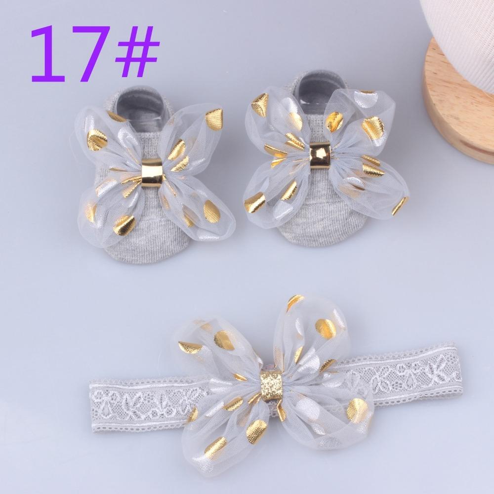 Pearl Bows Newborn Hair Band Cotton+Lace Baby Turban Cute Girl Hair Accessories