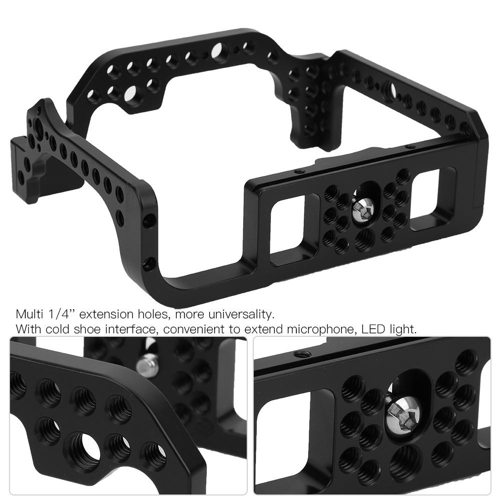 Aluminium Alloy Extension Cage Photography Accessory for Canon EOSR Mirrorless Camera