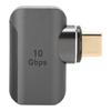 Магнитный адаптер Type C на USB 3.1, 24 контакта, поддержка 4K 8K 60 Гц HDR, темно-серый, угловой адаптер Type C для ноутбуков, планшетов
