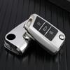 Чехол для ключей от машины для Volkswagen VW Polo Golf 7 MK7 Tiguan passat для Skoda Octavia Kodiaq Karoq для Seat Ateca Leon, сумка для ключей