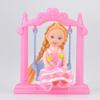 Kids Girls Toy Play House Miniature Swing Dol-lhouse Furniture Doll Decor Gift