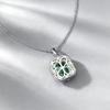 Xian Can Jewelry 2025 Серебро S925 Ашер Параиба Оправа Оправа Ожерелье Подвеска