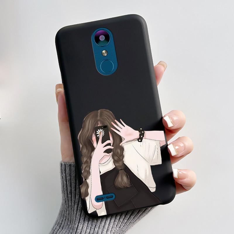 Чехол для LG K8 (2018)/Мягкий силиконовый черный чехол LG K9 2018 Вирусный стиль Рисунок Мультяшная панда, Король драконов Чехол для LG K8 K9 2018