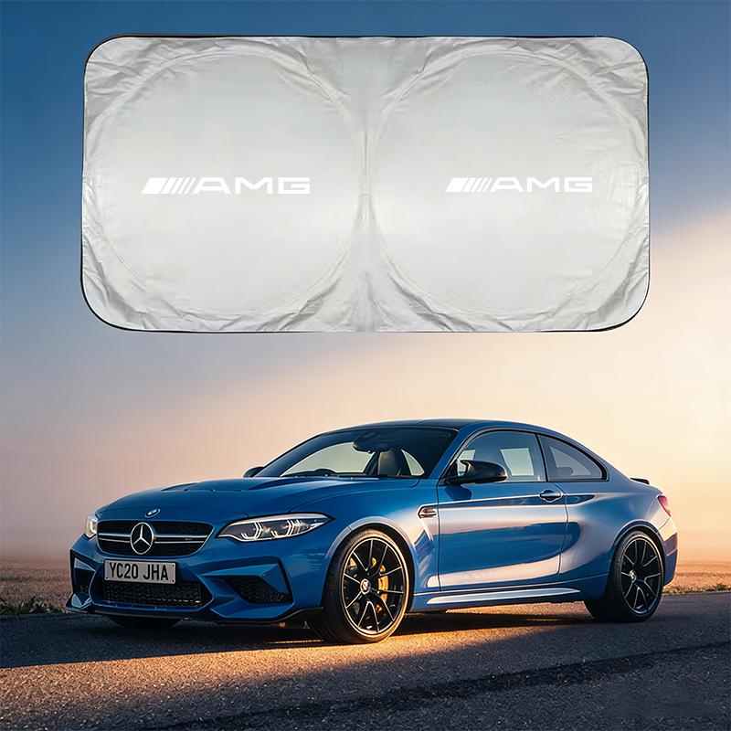 WLX4 Car Windshield Sunshade Ultraviolet-Proof Sunshading Board Accessories For Mercedes Benz W210 W176 AMG CLS CLE CLA GLA GLB GLS