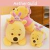 Bear And Pooh Plush Toy Animal Cushion Pillow For Bedroom Decor Play