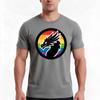 Lgbtq Pride Dragon Anthro Scalie Rainbow Logo Tshirt Summer Casual Cotton Tee Oversized Streetwear Tops Unisex Unisex Unisex