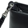 ПИД. Квадратный кожаный клатч PAP151 Черный