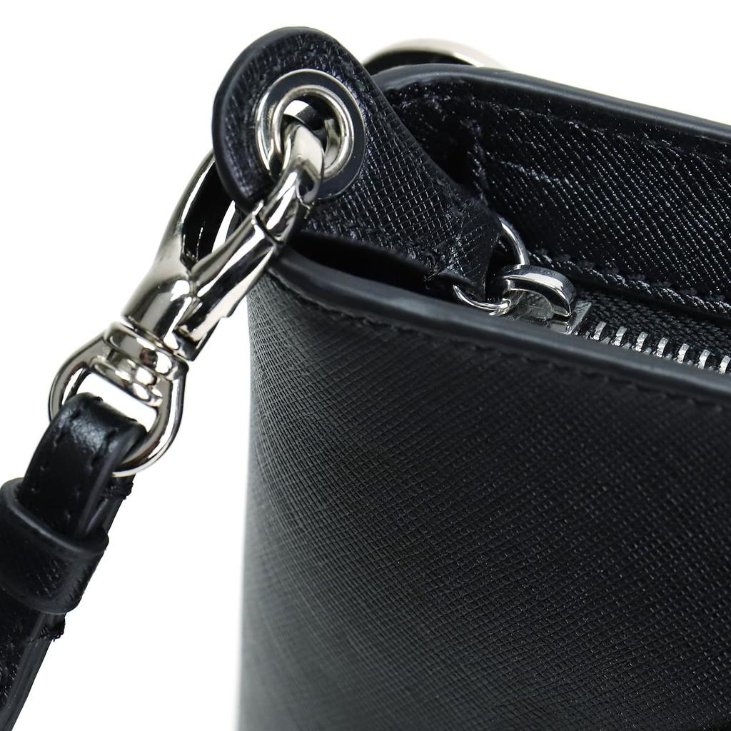 ПИД. Квадратный кожаный клатч PAP151 Черный