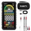 KAIWEETS KM602 Smart Digital Multimeter, 6000 Counts True-RMS Meter, 1200mAh Rechargeable Battery - Black