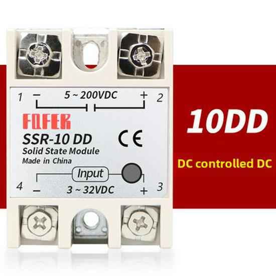 Твердотельное реле переменного тока с управлением постоянным током, 25A-100A, SSR-40DA/60DA/80DA/100DA-H, VA однофазное