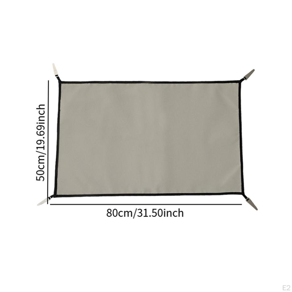 Fireproof Mat Camping Cloth Portable Heat Insulation BBQ Supplies Grill Flame