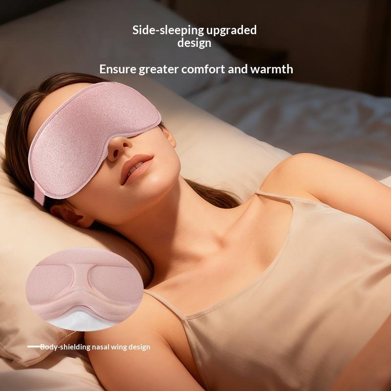 3D Contoured Sleep Eye Mask | Light Blocking & No Eye Pressure | Memory Foam with Rebound | Zero Pressure | for Sleep & Naps | Air Travel Eye Mask