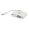 Adaptateur Vidéo - C2G - USB-C Vers VGA - Power Delivery - 1920x1080 - Blanc