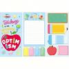 Teacher Sticky Notes Set - Teaching Supplies Shaped Sticky Note Pads Teacher To Do List Notepad Writing Memo Pads For Teacher Appreciation