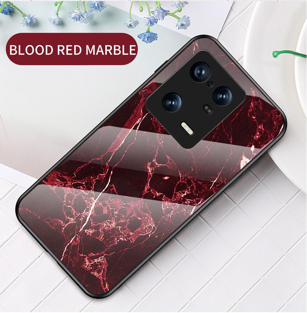 Чехол для Xiaomi 11 Lite 5G NE 13 13T Pro 13 Lite 13 Ultra Redmi 12 Note 8 2021 13 Pro + чехол из мраморного закаленного стекла, задняя крышка