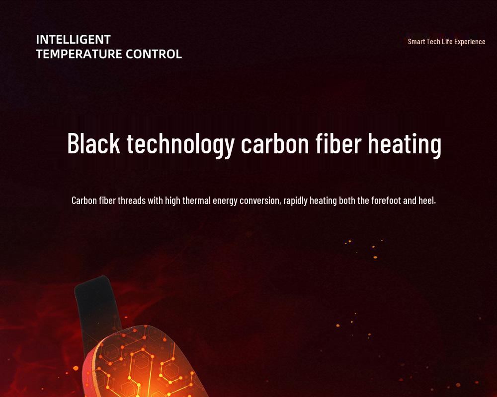 Умные унисекс греющие стельки с управлением через приложение и USB-зарядкой