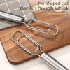 Stainless Steel Manual Dough Blender Rustproof Powder Stirrer for Baking Flour Whisk  Home
