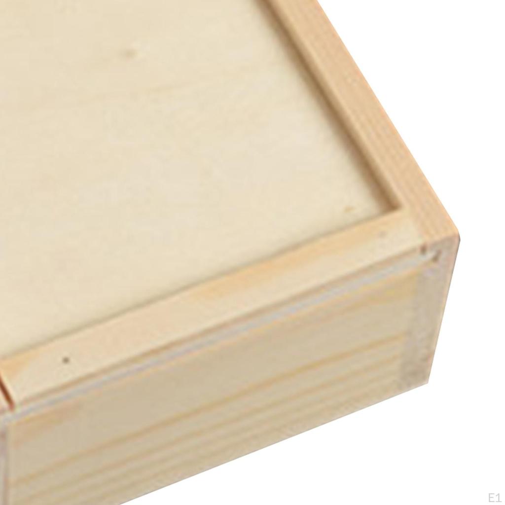 Деревянная коробка, подарочный цветок, незавершенный деревенский контейнер, брелок, свадебные конфеты для открыток